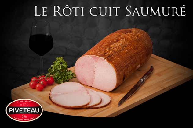 Le rôti cuit saumuré